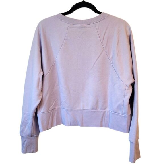 Nike Dri-Fit Women's Lilac Boxy Fit Logo Sweatshirt Size L - Picture 2 of 8